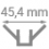 45,4 mm